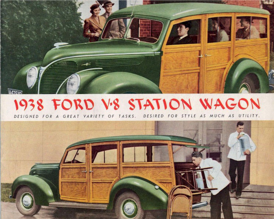 1938 Ford V-8 Wagon Folder Page 2